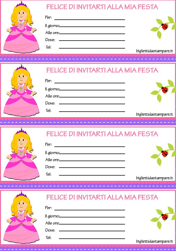 biglietti-invito-principessa