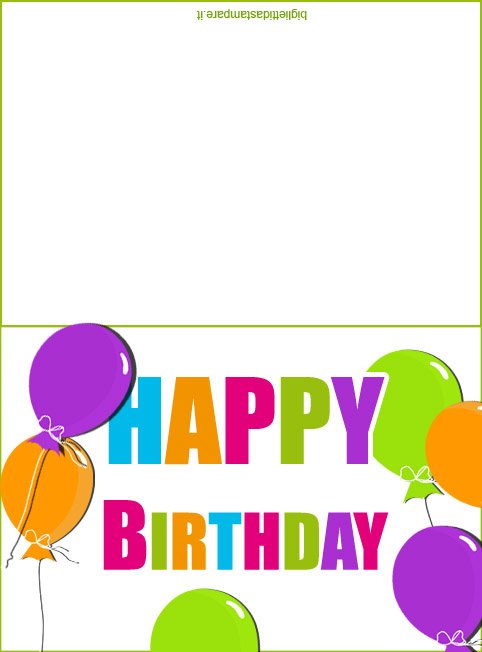 biglietto happy birthday palloncini 2