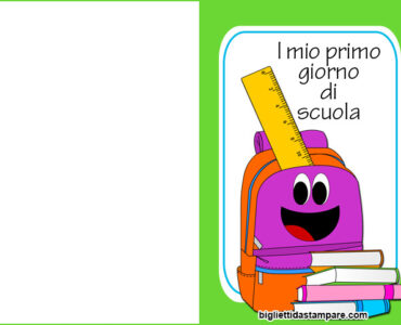 biglietto primo giorno scuola 1