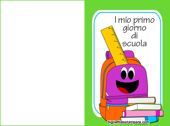 biglietto primo giorno scuola 1