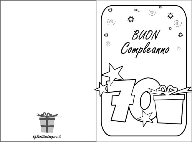 Biglietto Auguri Per 70 Anni - Libro Degli Ospiti Personalizzabile, Regalo Per Uomo E Donna, Compleanno Originale