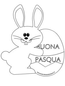 Biglietto Di Pasqua Twizler – Coniglio Con Farfalle – Formato 15,5x15,5 Cm Con Busta