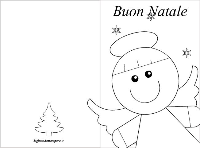 biglietto angelo natale 3