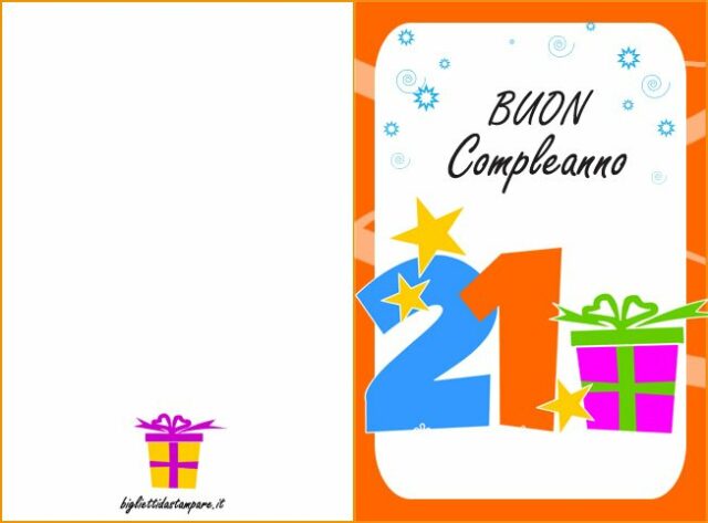 Biglietto Di Auguri Per 21 Anni | Ragazza E Ragazzo | Divertente Con Busta Kraft | Ideale Per Figlio, Figlia, Amici | NUM 163 - 3
