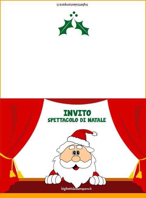 invito spettacolo natale