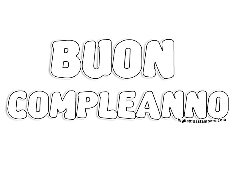scritta buon compleanno 2