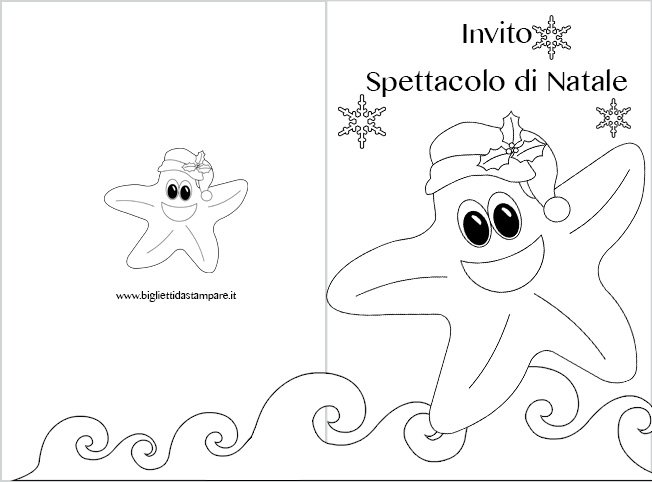 inviti spettacolo natale mare
