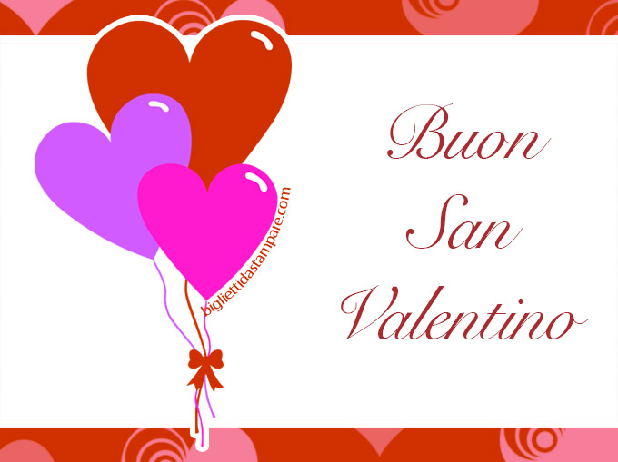 cartolina di san valentino