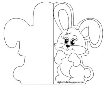 biglietto coniglio pasqua 2