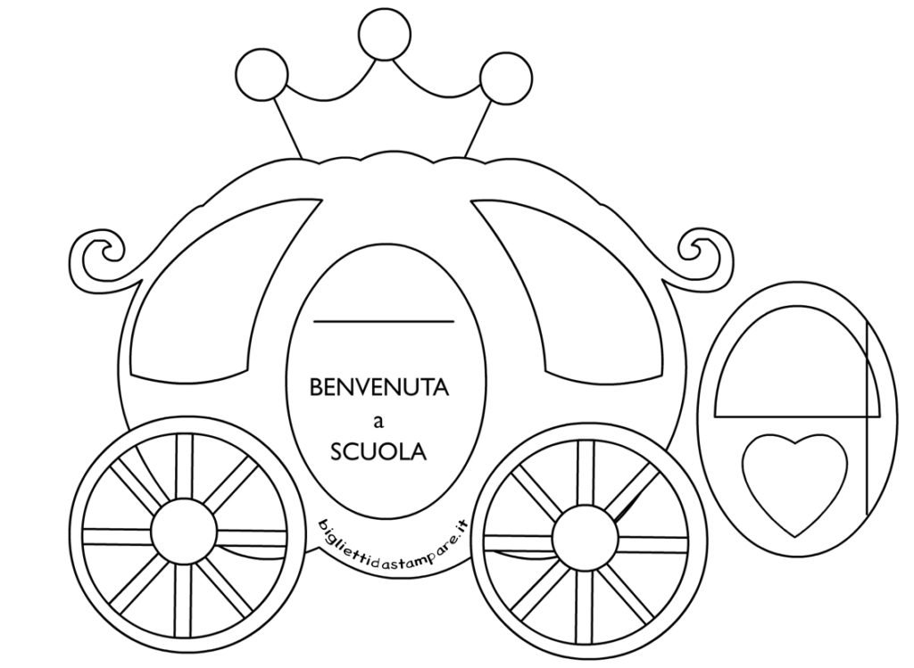 Carrozza Principessa Accoglienza Scuola 4 biglietto accoglienza carrozza3