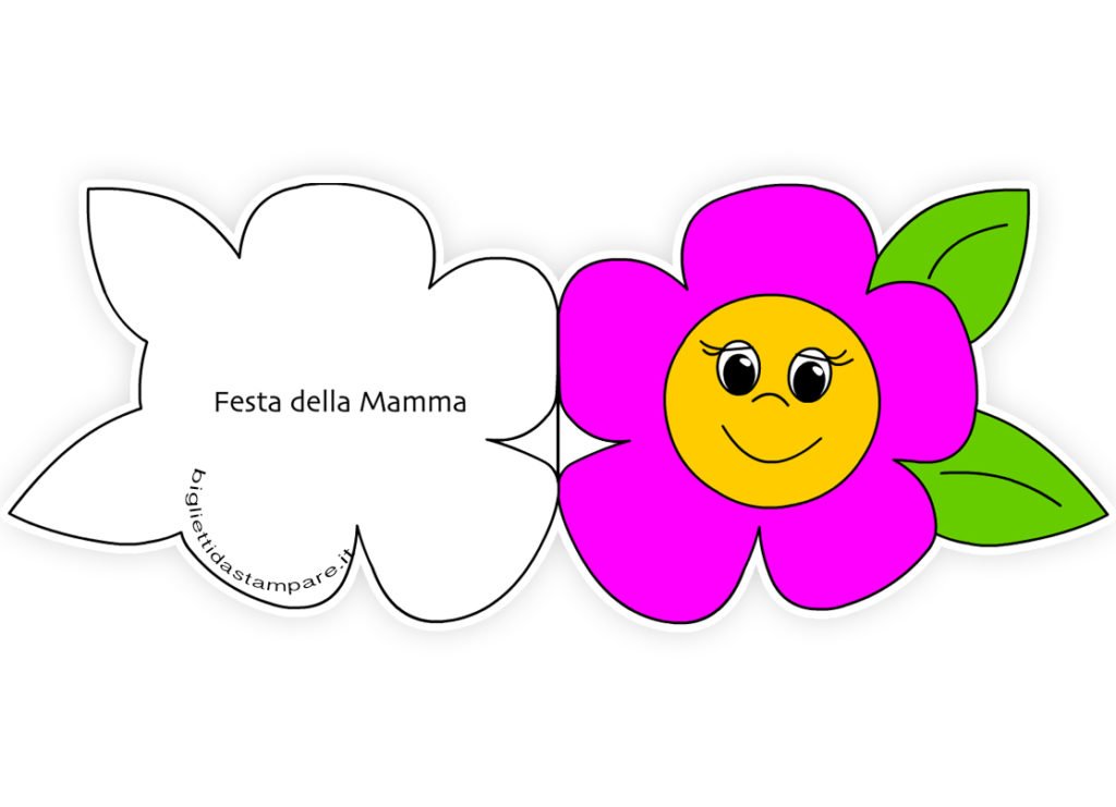 biglietti festa mamma fiore