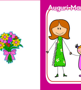 biglietto mamma figlia