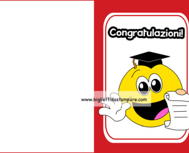 biglietto laurea congratulazioni