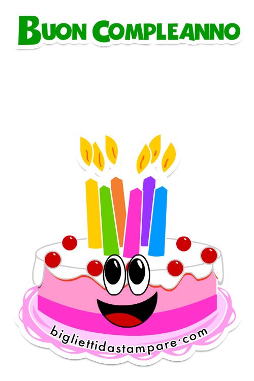 buon compleanno torta