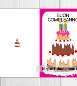 compleanno torta