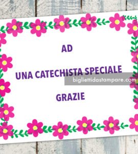 grazie catechista