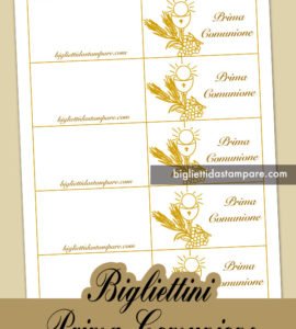 biglietti comunione bomboniere