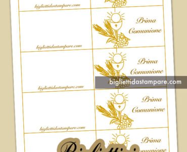 biglietti comunione bomboniere