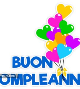 buon compleanno palloncini