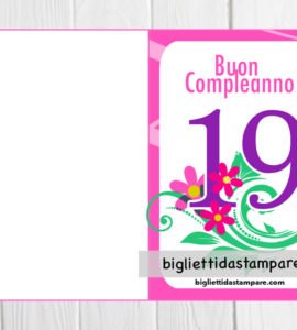 compleanno 19 anni