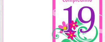 compleanno 19 anni