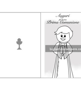 prima comunione bambino