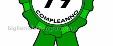 coccarda 79 compleanno