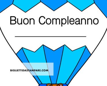 mongolfiera compleanno