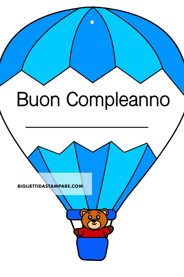 mongolfiera compleanno