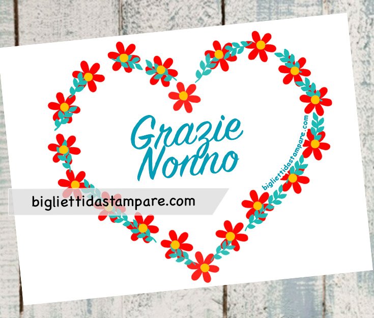 cuore grazie nonno