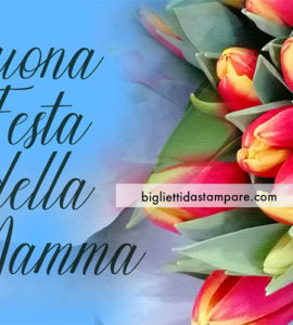 buona festa mamma fiori
