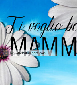 ti voglio bene mamma