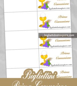 bigliettini prima comunione