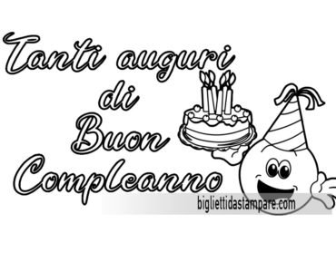 cartolina auguri compleanno