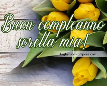 buon compleanno sorella 23