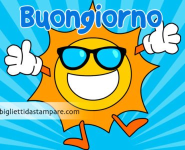 buongiorno sole