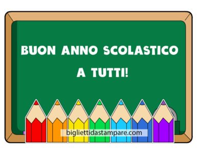 buon anno scolastico immagine