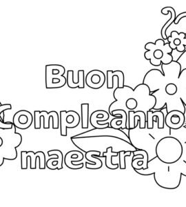 compleanno maestra