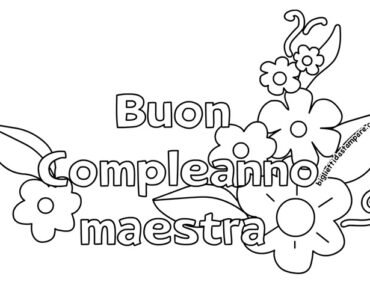 compleanno maestra