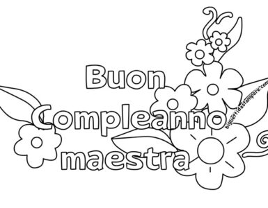 compleanno maestra