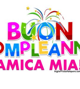 buon compleanno amica