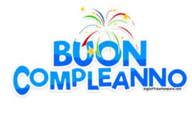 Bgletto d augur per l compleanno d un'auto d'epoca. Macchna