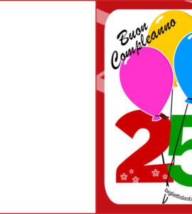 compleanno 25 anni