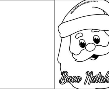 babbo natale biglietto