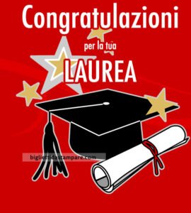 congratulazioni laurea