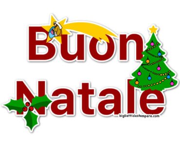 buon natale scritta
