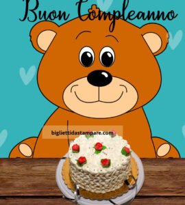 auguri compleanno orsetto