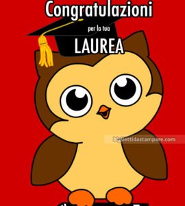 congratulazioni laurea