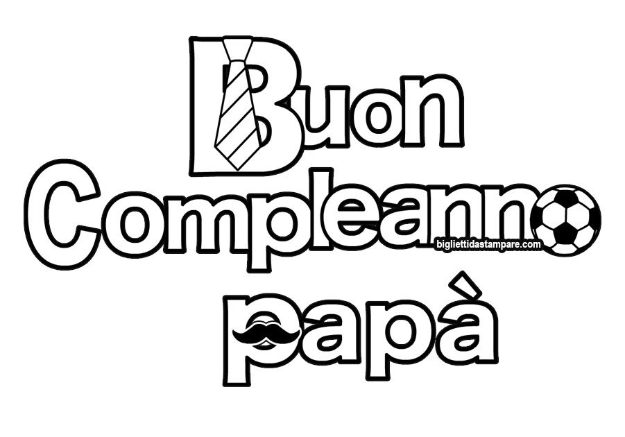 compleanno papa