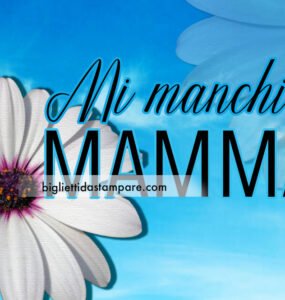 mi manchi mamma